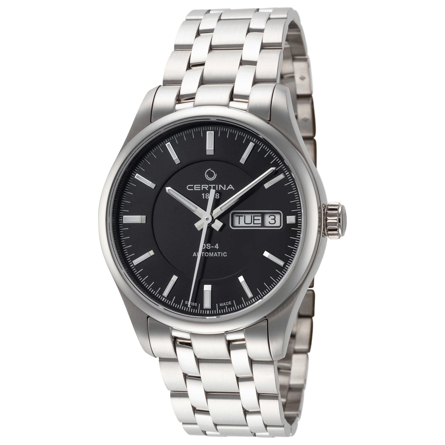 Front view of Certina DS-4 Men's Automatic Watch C0224301105100