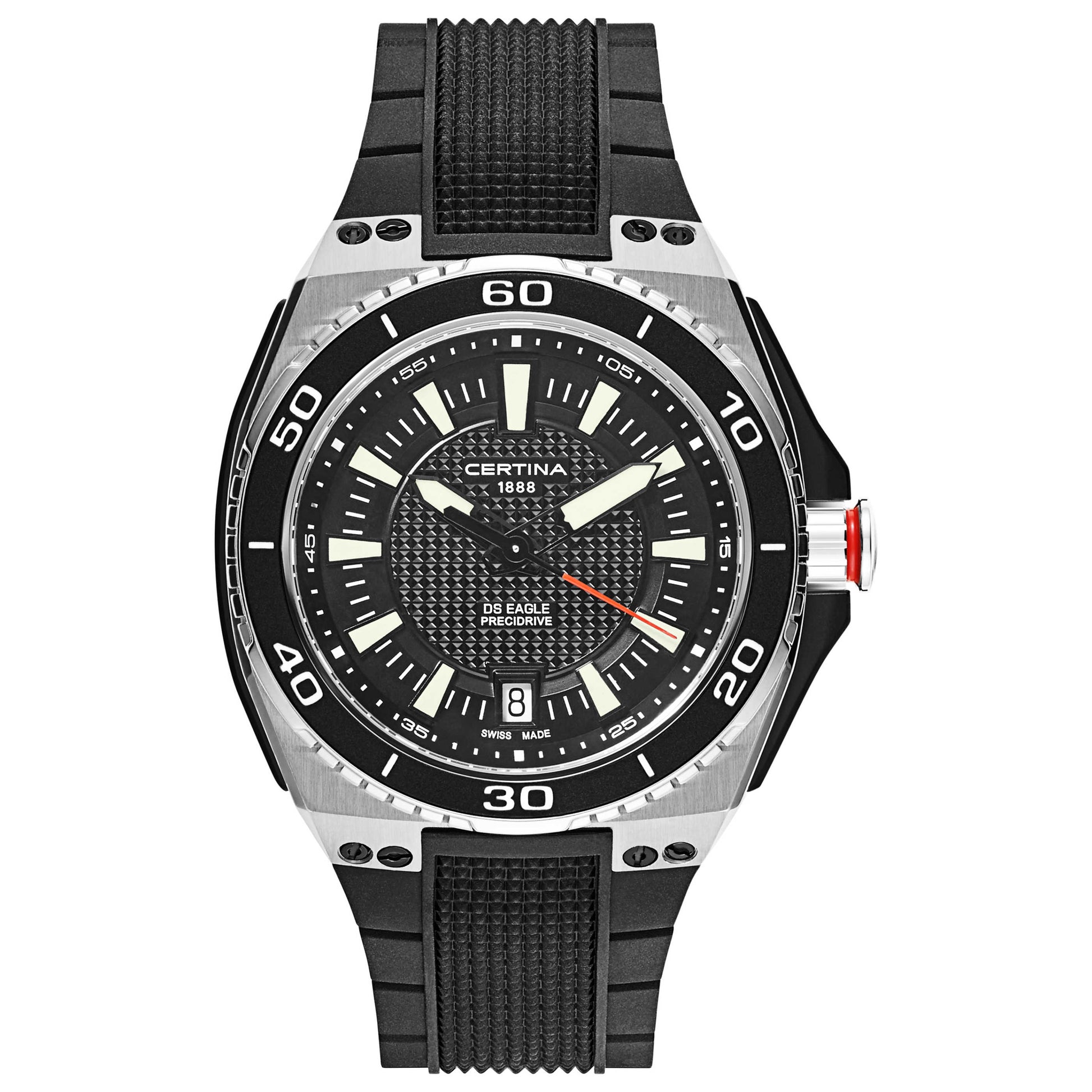 Front view of Certina DS Eagle Men's Swiss Quartz (Battery-Powered) Watch C023-710-27-051-00
