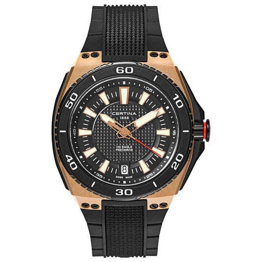 Front view of Certina DS Eagle Men's Swiss Quartz (Battery-Powered) Watch C023-710-37-051-00