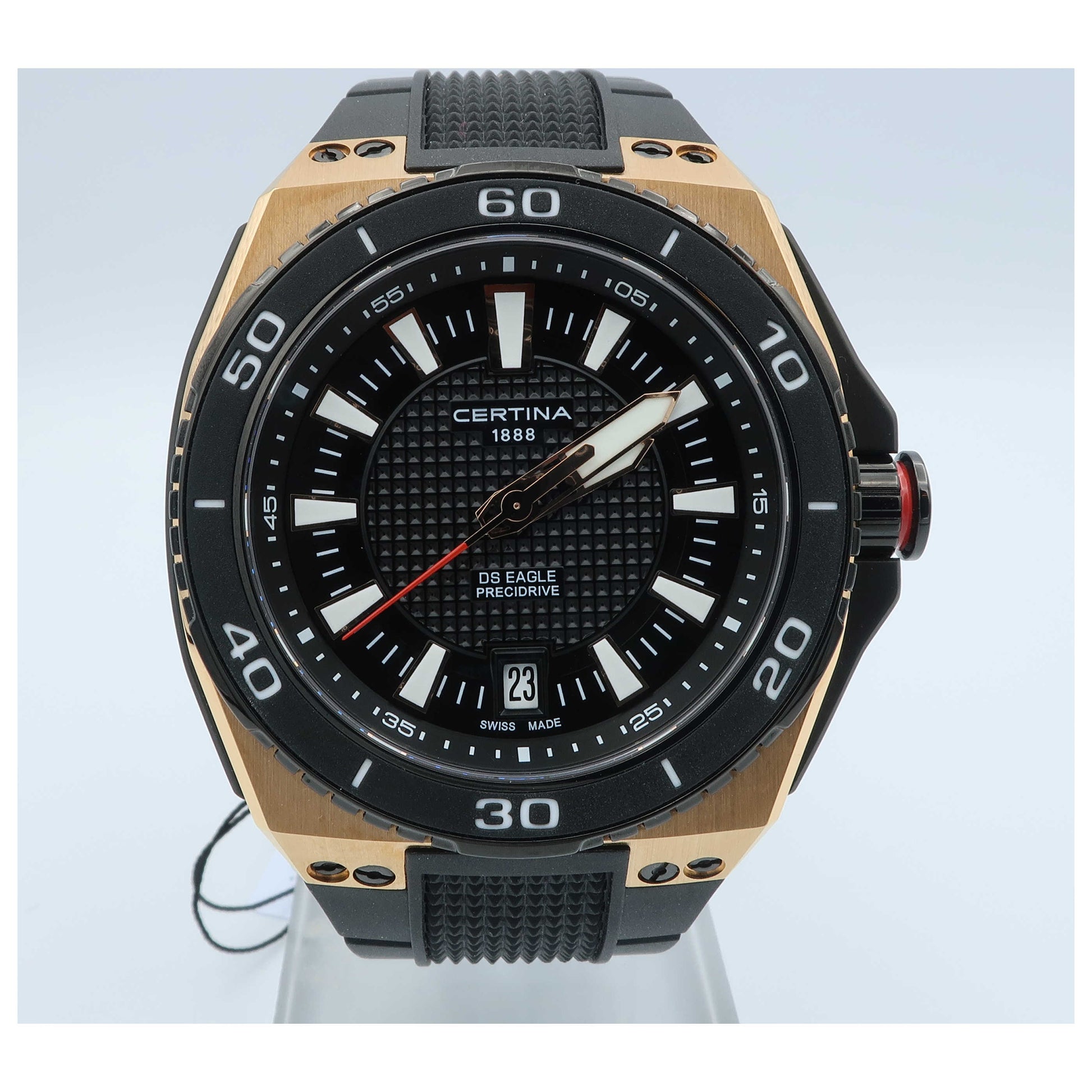 Front view of Certina DS Eagle Men's Swiss Quartz (Battery-Powered) Watch C023-710-37-05100-SD