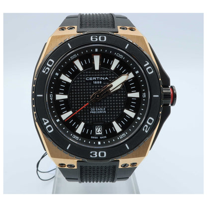 Front view of Certina DS Eagle Men's Swiss Quartz (Battery-Powered) Watch C023-710-37-05100-SD