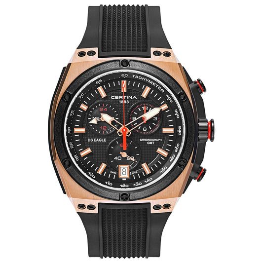 Front view of Certina DS Eagle Men's Swiss Quartz (Battery-Powered) Watch C023-739-37-051-00