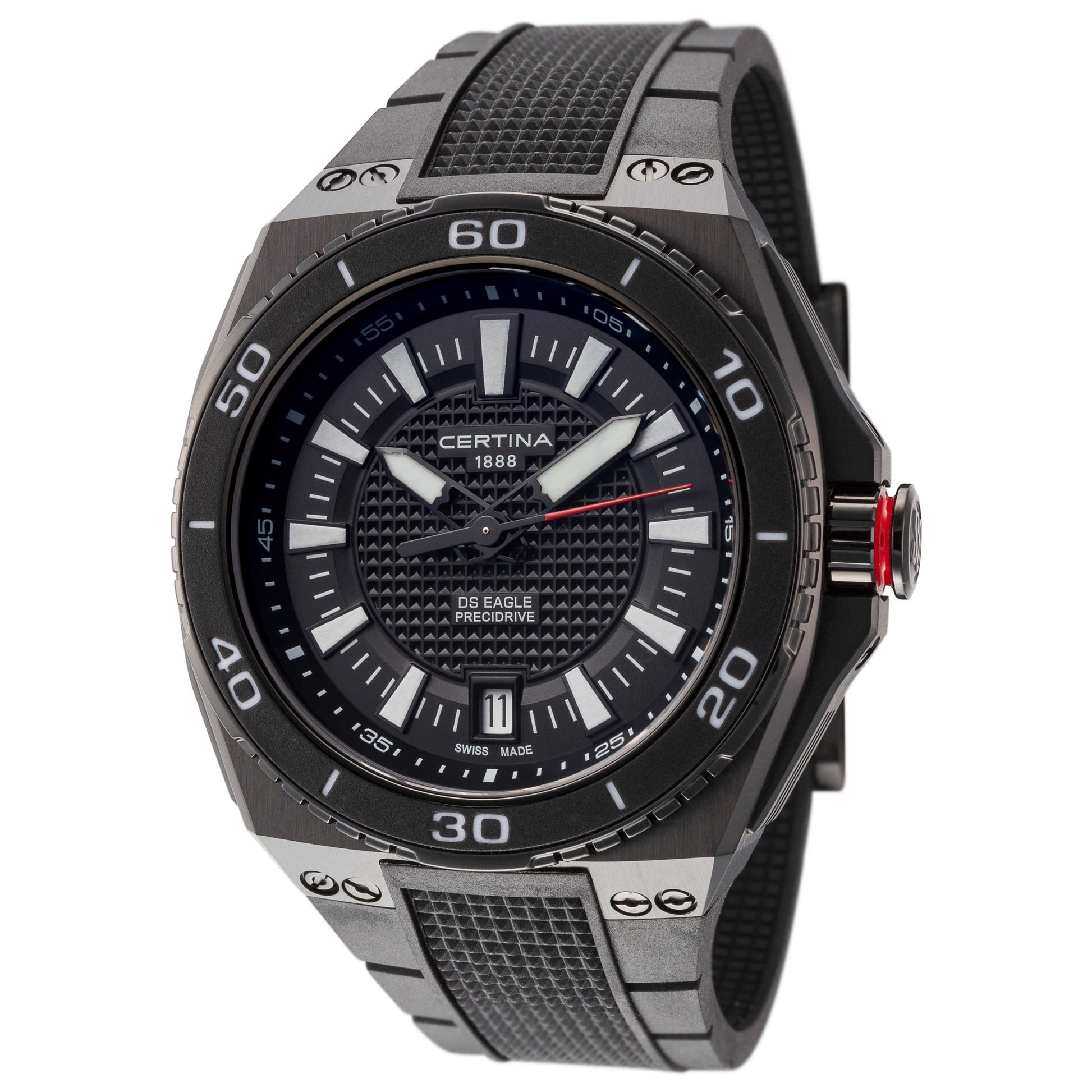 Front view of Certina DS Eagle Men's Quartz Watch C0237101705100