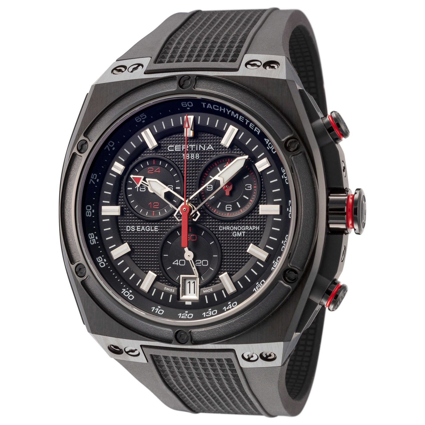 Front view of Certina DS Eagle Men's Quartz Watch C0237391705100