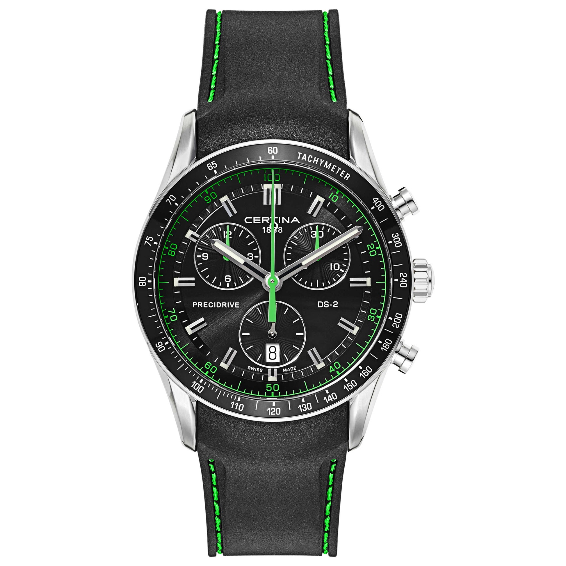 Front view of Certina DS 2 Men's Swiss Quartz (Battery-Powered) Watch C024-447-17-051-02