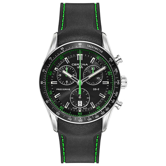 Front view of Certina DS 2 Men's Swiss Quartz (Battery-Powered) Watch C024-447-17-051-02