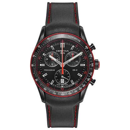 Front view of Certina DS 2 Men's Swiss Quartz (Battery-Powered) Watch C024-447-17-051-33