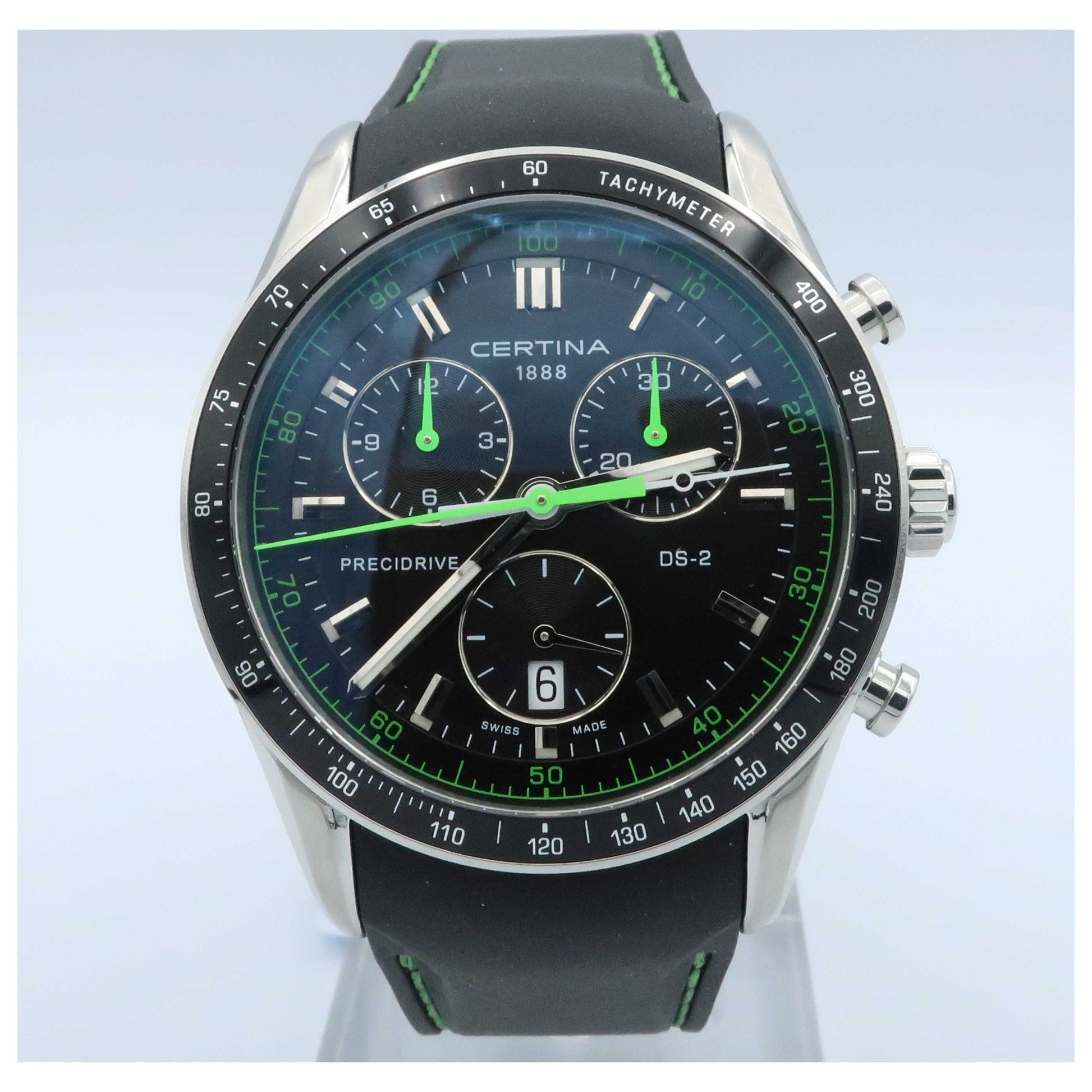 Front view of Certina DS 2 Men's Swiss Quartz (Battery-Powered) Watch C024-447-17-05102-SD