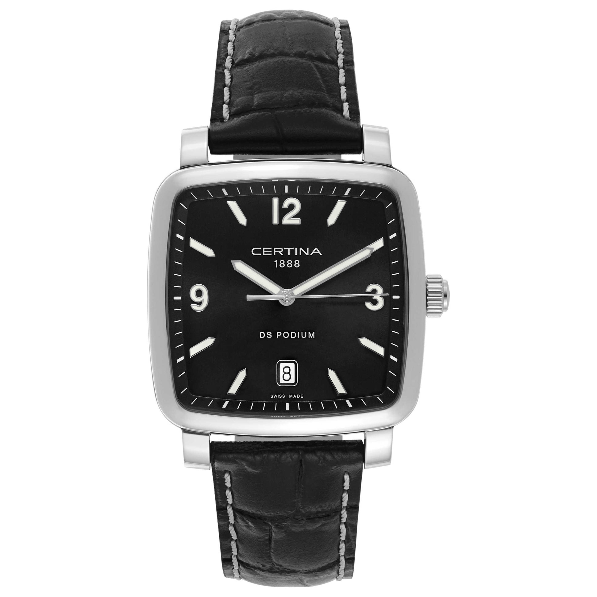 Front view of Certina DS Podium Unisex Swiss Quartz (Battery-Powered) Watch C025-510-16-057-00