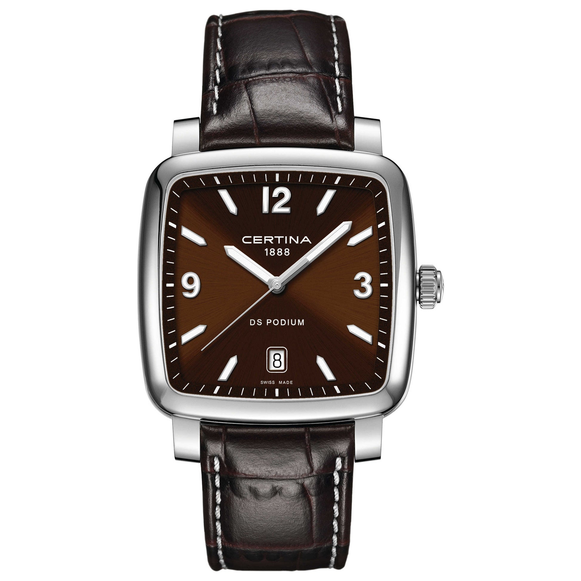 Front view of Certina DS Podium Unisex Swiss Quartz (Battery-Powered) Watch C025-510-16-297-00