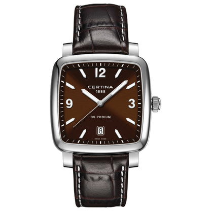 Front view of Certina DS Podium Unisex Swiss Quartz (Battery-Powered) Watch C025-510-16-297-00