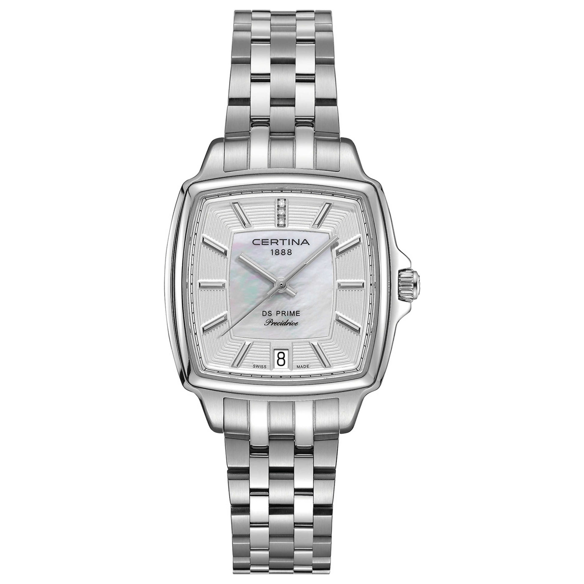 Front view of Certina DS Prime Women's Swiss Quartz (Battery-Powered) Watch C028-310-11-116-00