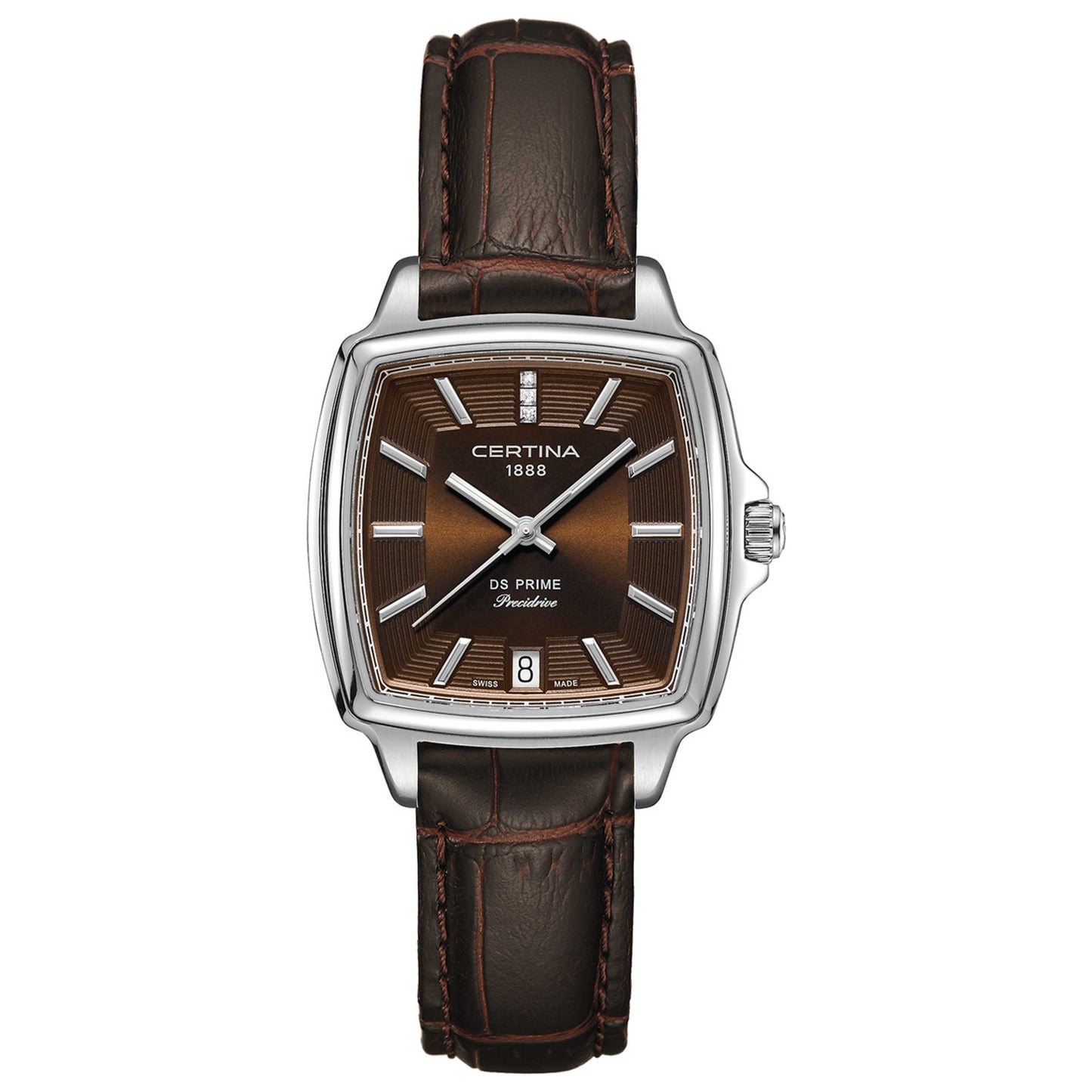 Front view of Certina DS Prime Women's Swiss Quartz (Battery-Powered) Watch C028-310-16-296-00