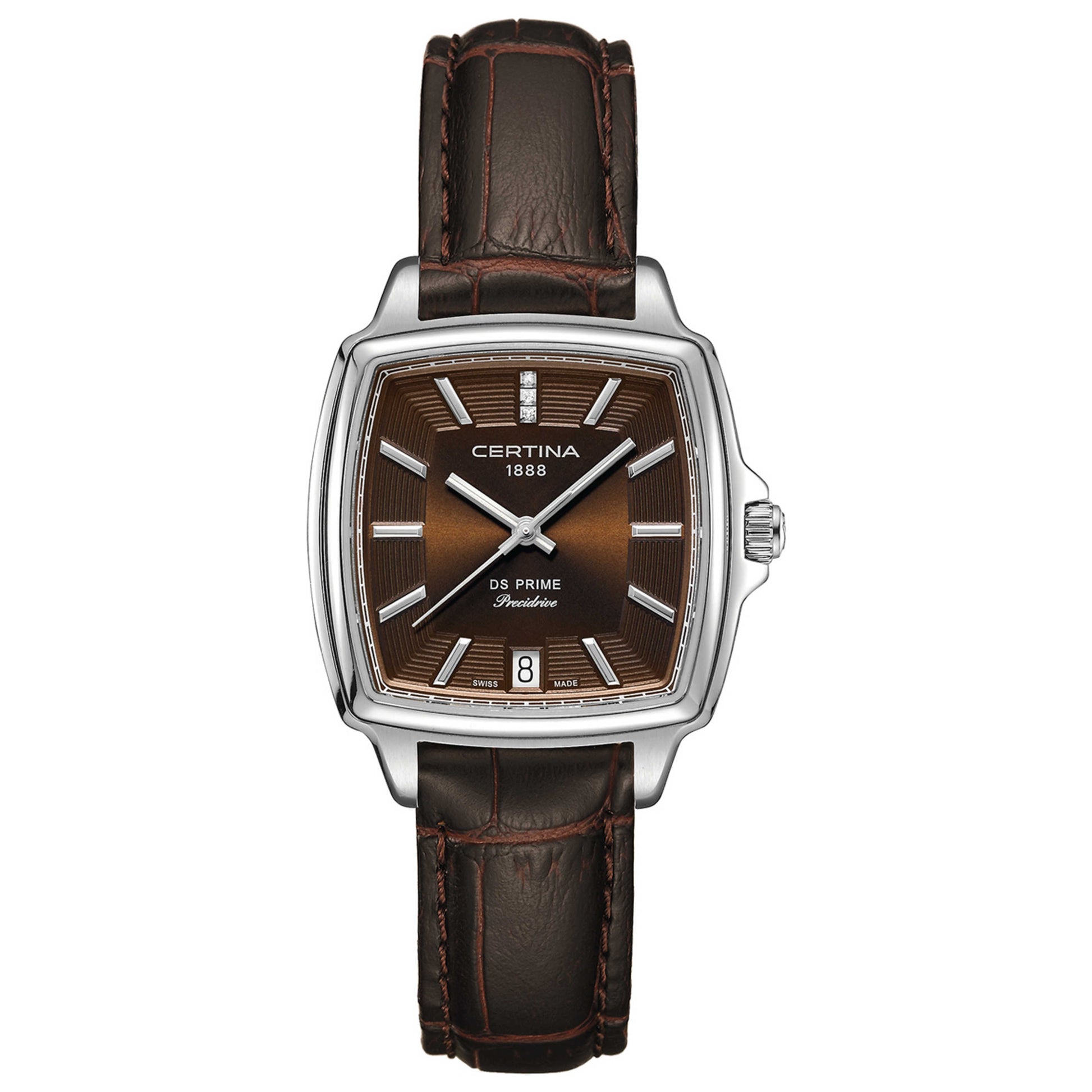 Front view of Certina DS Prime Women's Swiss Quartz (Battery-Powered) Watch C028-310-16-296-00