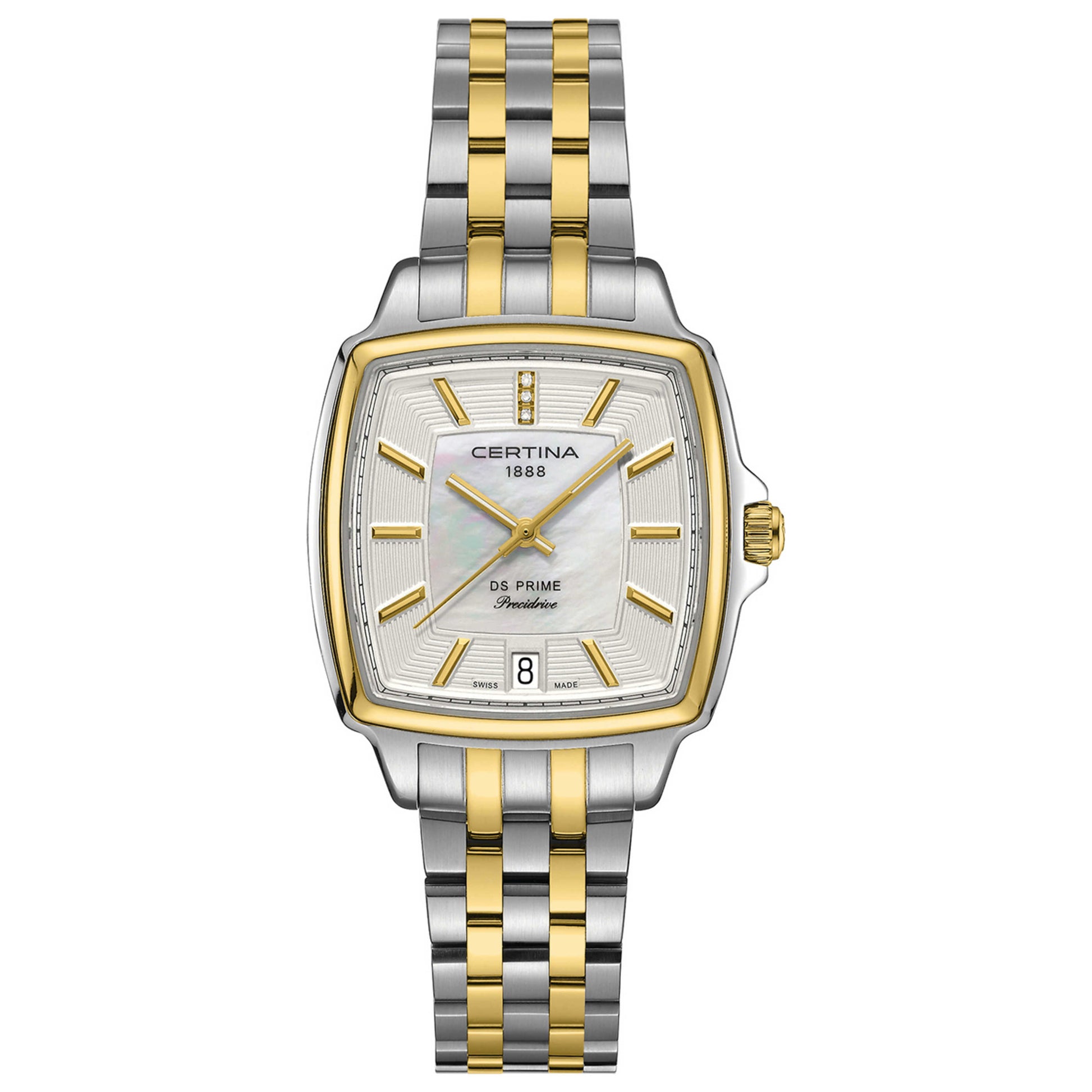 Front view of Certina DS Prime Women's Swiss Quartz (Battery-Powered) Watch C028-310-22-116-00