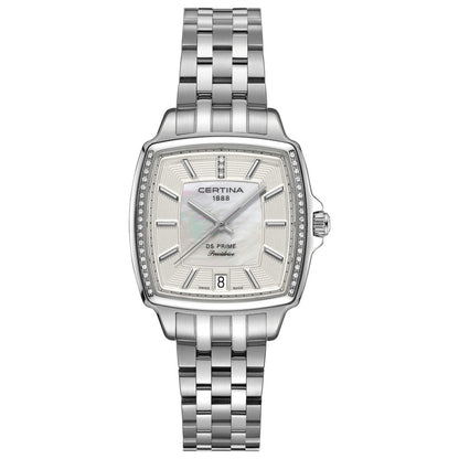 Front view of Certina DS Prime Women's Swiss Quartz (Battery-Powered) Watch C028-310-61-116-00