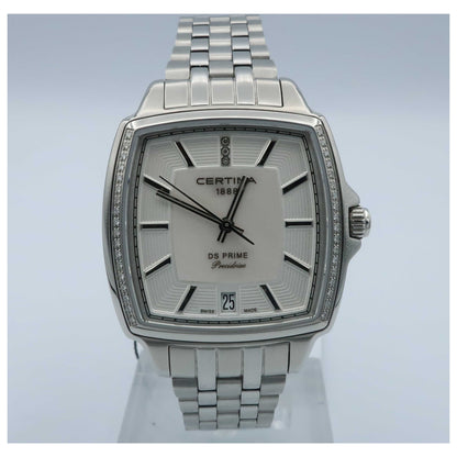 Front view of Certina DS Prime Women's Swiss Quartz (Battery-Powered) Watch C028-310-6111600-SDV