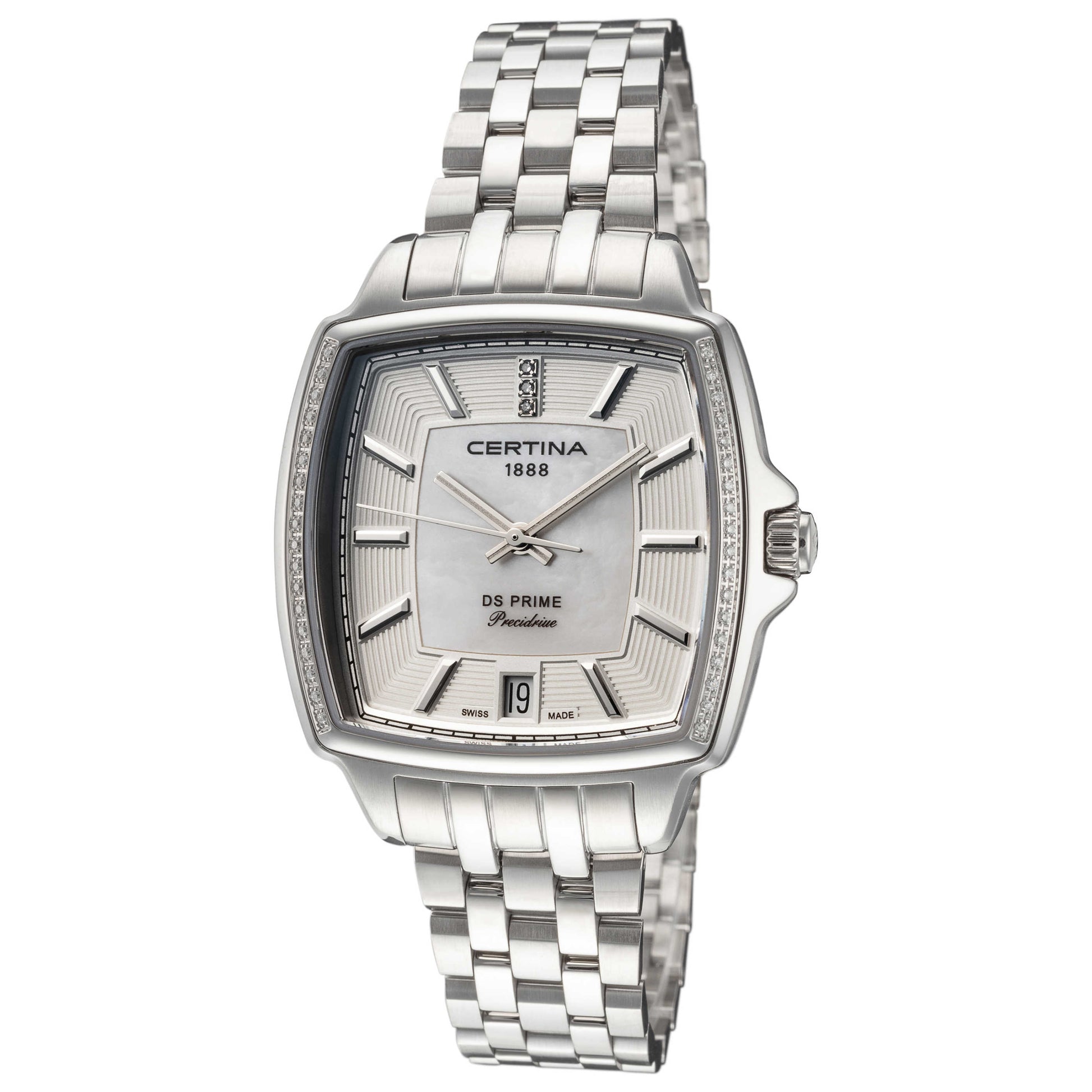 Front view of Certina DS Prime Women's Quartz Watch C0283106111600