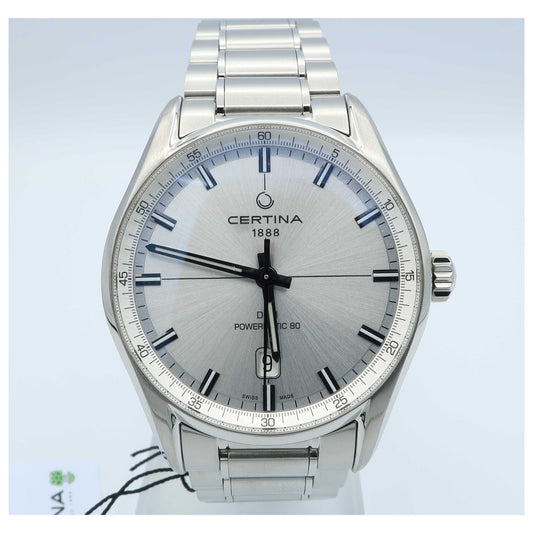 Front view of Certina DS 1 Men's Automatic Watch C029-407-11-03100-SD