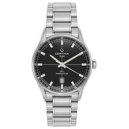 Front view of Certina DS 1 Men's Automatic Watch C029-407-11-051-00