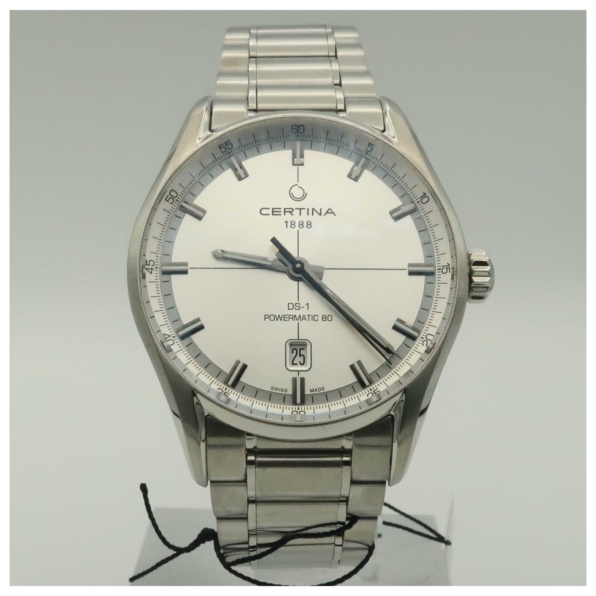 Front view of Certina DS 1 Men's Automatic Watch C029-407-1103100-SDV