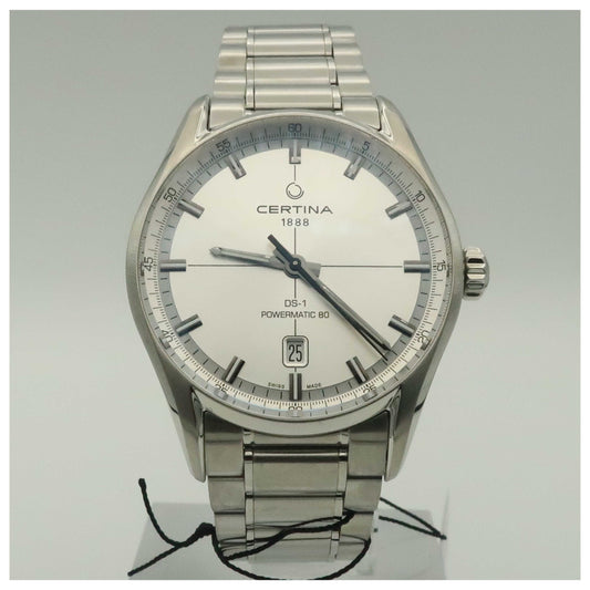 Front view of Certina DS 1 Men's Automatic Watch C029-407-1103100-SDV