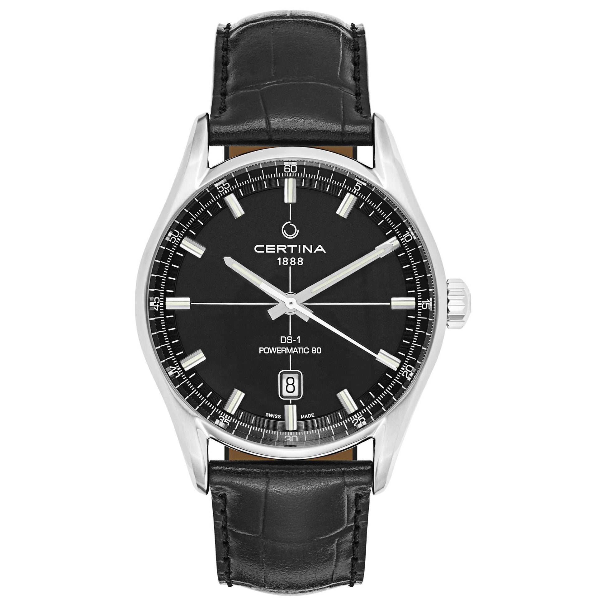 Front view of Certina DS 1 Men's Automatic Watch C029-407-16-051-00