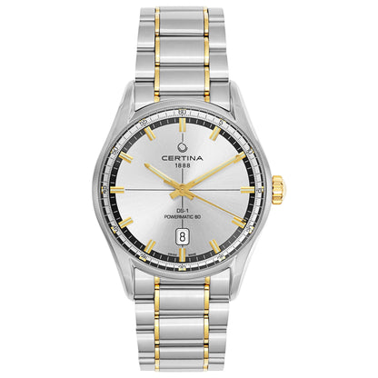 Front view of Certina DS 1 Men's Automatic Watch C029-407-22-031-00