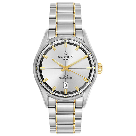 Front view of Certina DS 1 Men's Automatic Watch C029-407-22-031-00