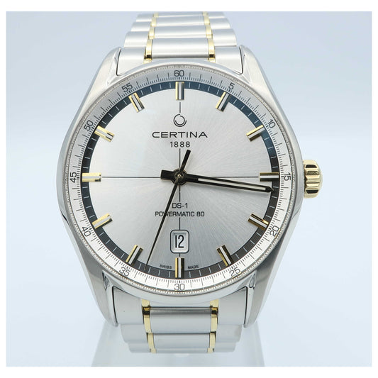 Front view of Certina DS 1 Men's Automatic Watch C029-407-22-03100-SD
