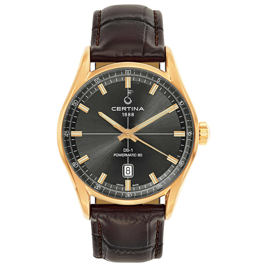 Front view of Certina DS 1 Men's Automatic Watch C029-407-36-081-00