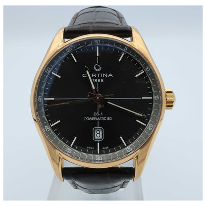 Front view of Certina DS 1 Men's Automatic Watch C029-407-36-08100-SD