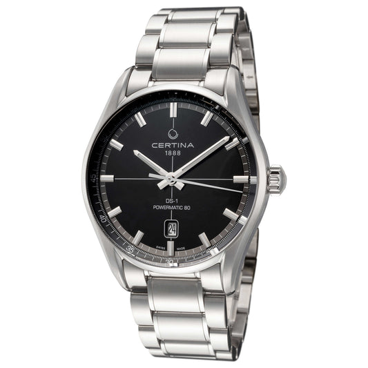 Front view of Certina DS-1 Powermatic Men's Automatic Watch C0294071105100