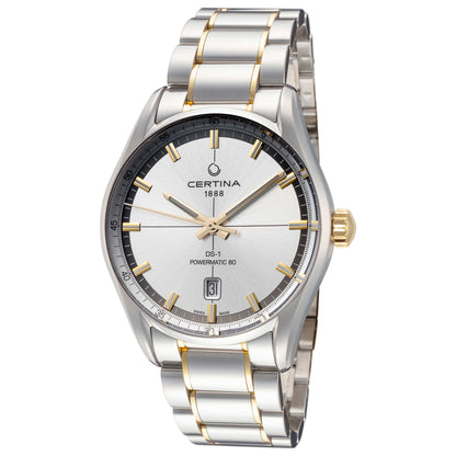 Front view of Certina DS-1 Powermatic Men's Automatic Watch C0294072203100