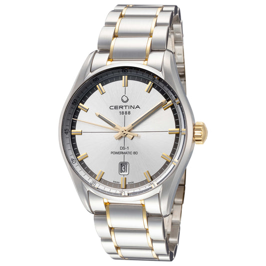 Front view of Certina DS-1 Powermatic Men's Automatic Watch C0294072203100