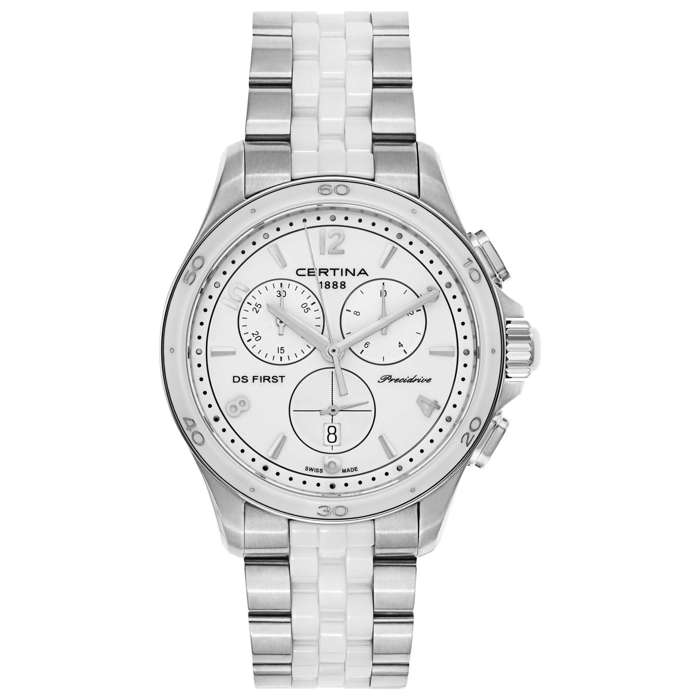 Front view of Certina DS First Women's Swiss Quartz (Battery-Powered) Watch C030-217-11-017-00