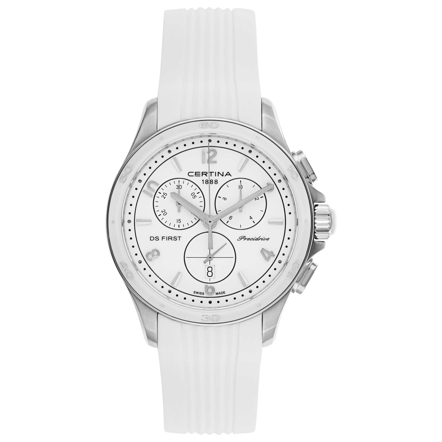 Front view of Certina DS First Women's Swiss Quartz (Battery-Powered) Watch C030-217-17-017-00