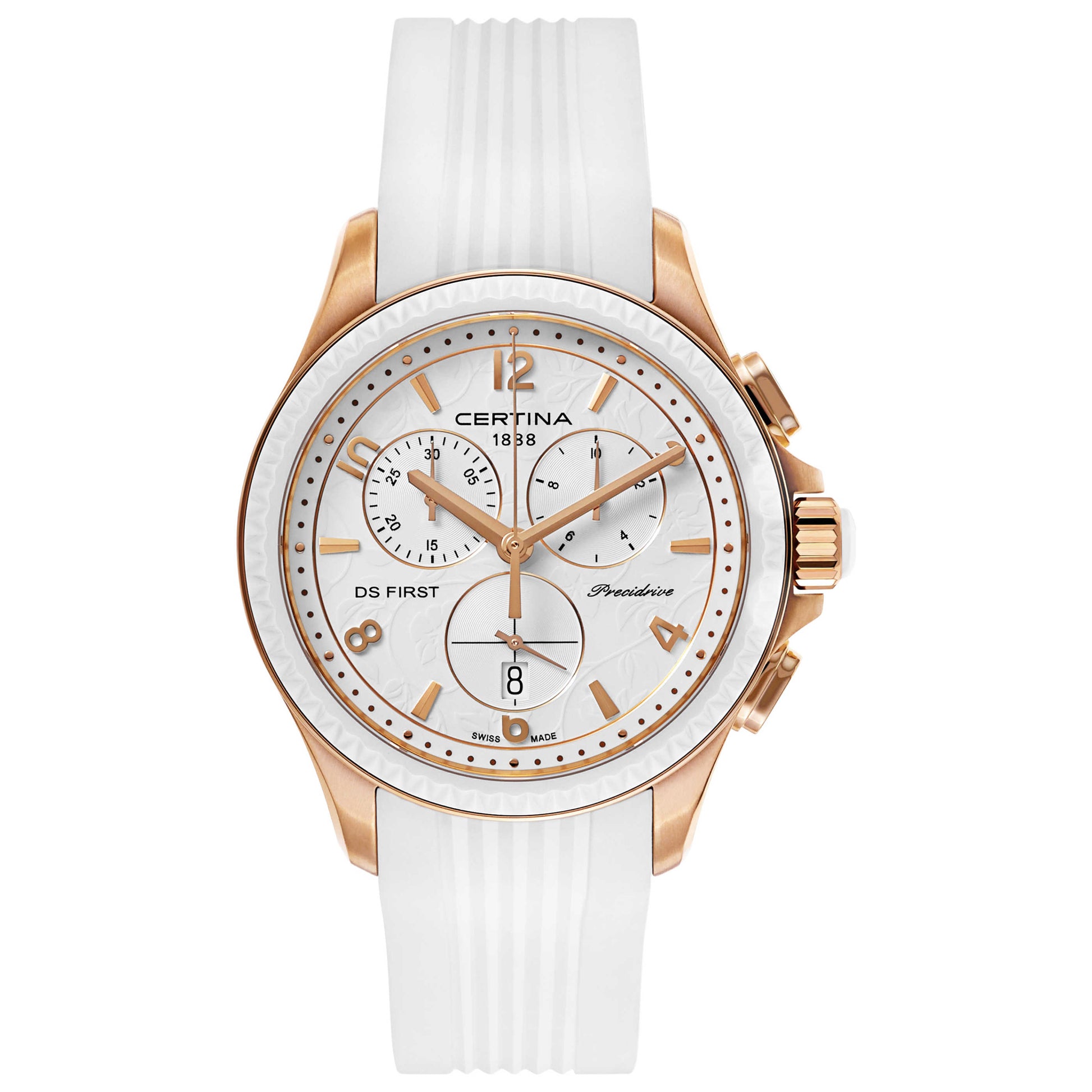 Front view of Certina DS First Women's Swiss Quartz (Battery-Powered) Watch C030-217-37-037-00