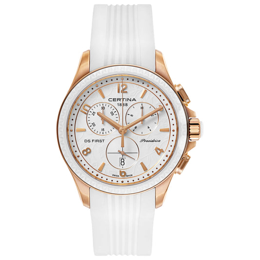 Front view of Certina DS First Women's Swiss Quartz (Battery-Powered) Watch C030-217-37-037-00
