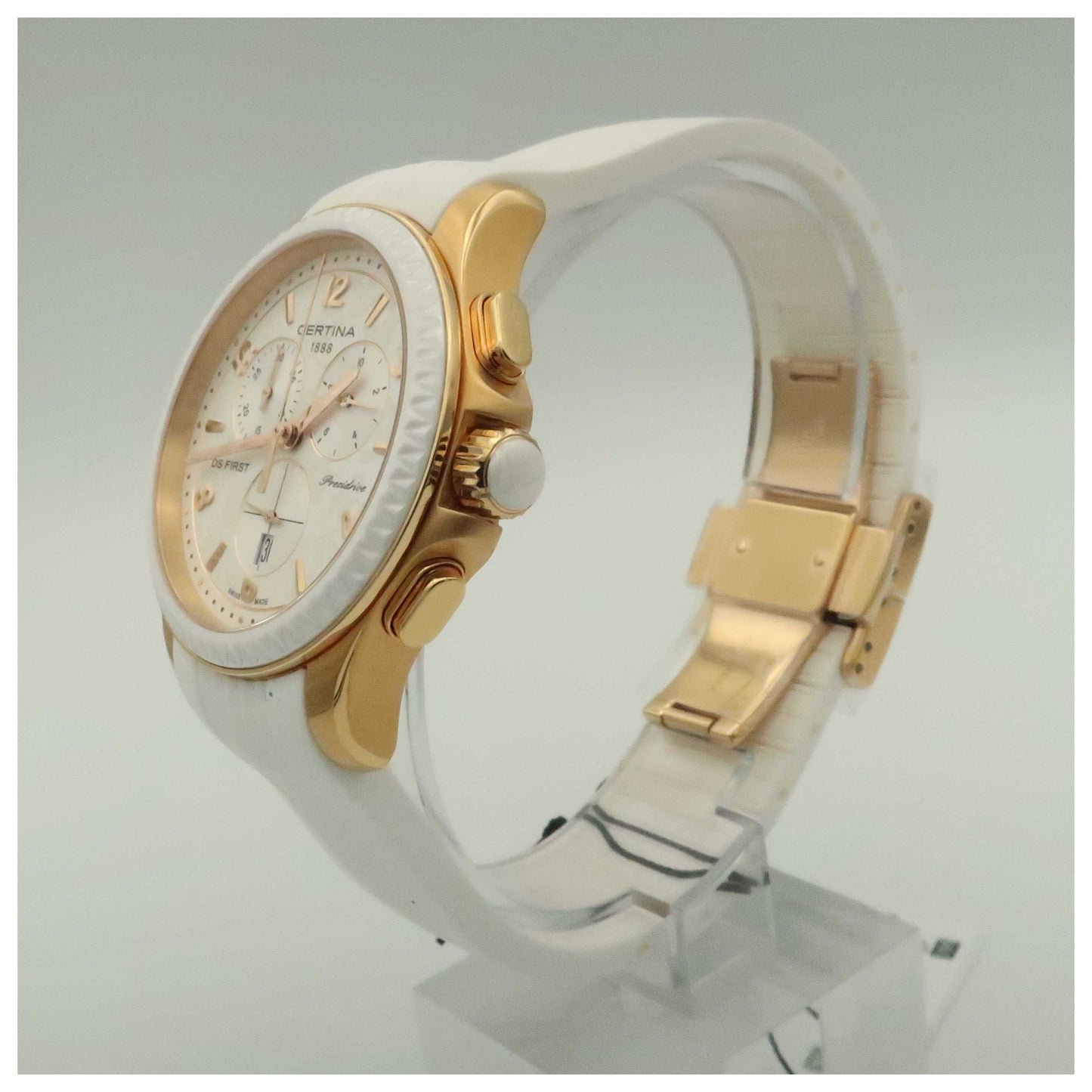 Certina DS First Women's Swiss Quartz (Battery-Powered) Watch C030-217-37-03700-PO - Image #4