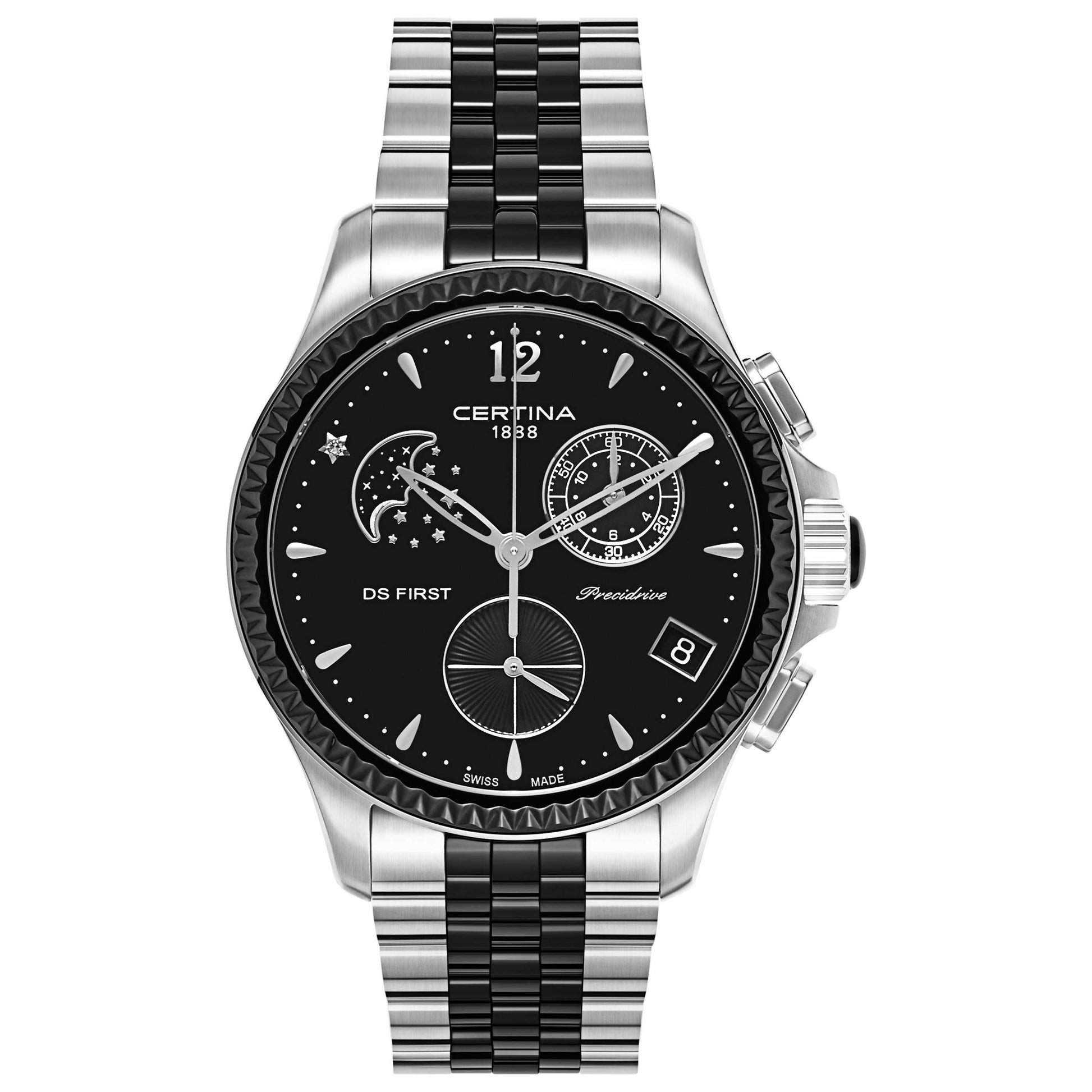 Front view of Certina DS First Women's Swiss Quartz (Battery-Powered) Watch C030-250-11-056-00