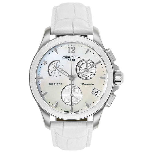Front view of Certina DS First Women's Swiss Quartz (Battery-Powered) Watch C030-250-16-106-00