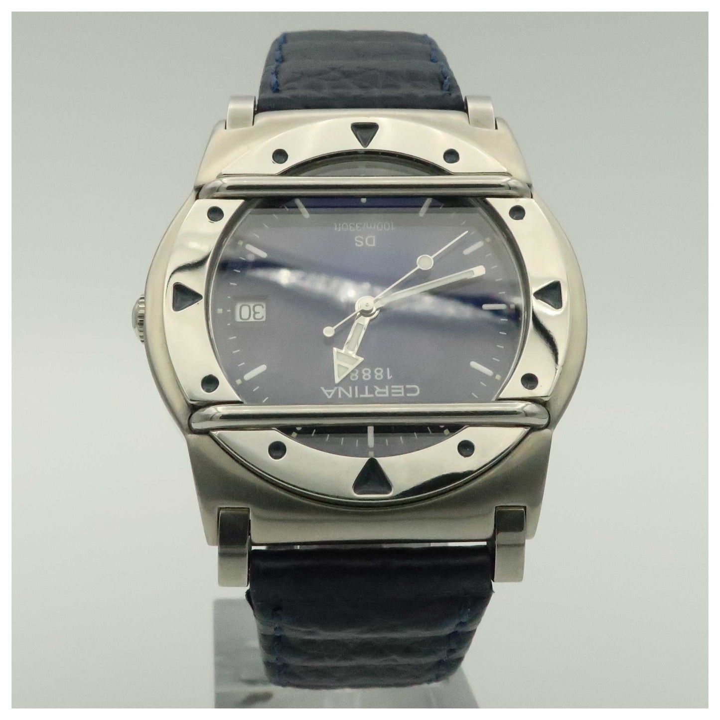 Front view of Certina DS Cascadeur Men's Swiss Quartz (Battery-Powered) Watch C115-8000-42-59-PO