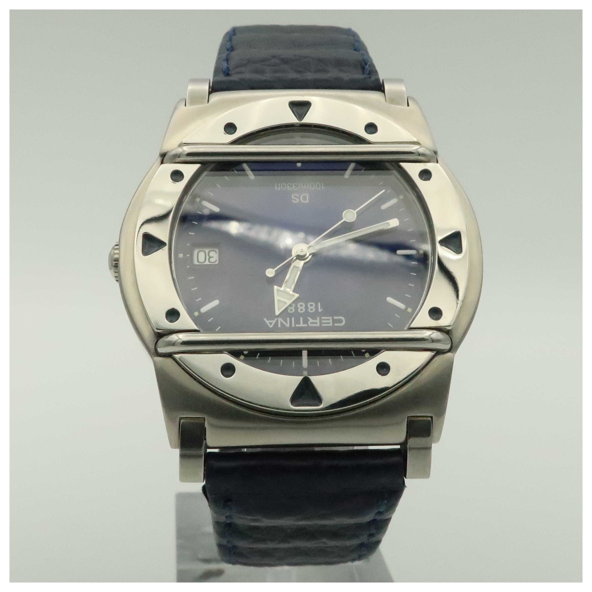 Front view of Certina DS Cascadeur Men's Swiss Quartz (Battery-Powered) Watch C115-8000-42-59-PO