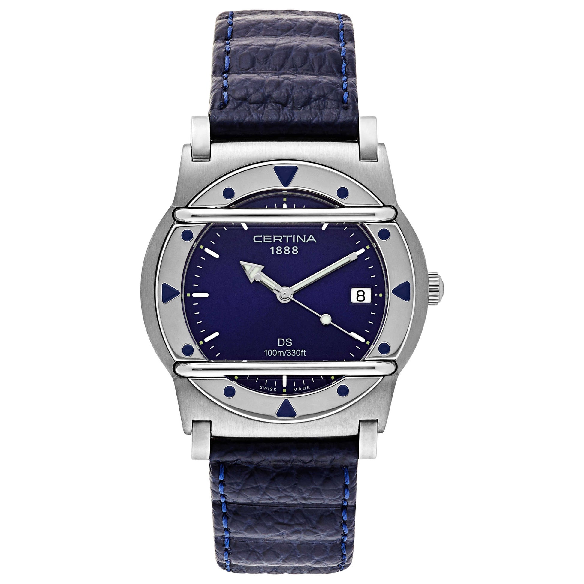 Front view of Certina DS Cascadeur Men's Swiss Quartz (Battery-Powered) Watch C115-8000-42-59