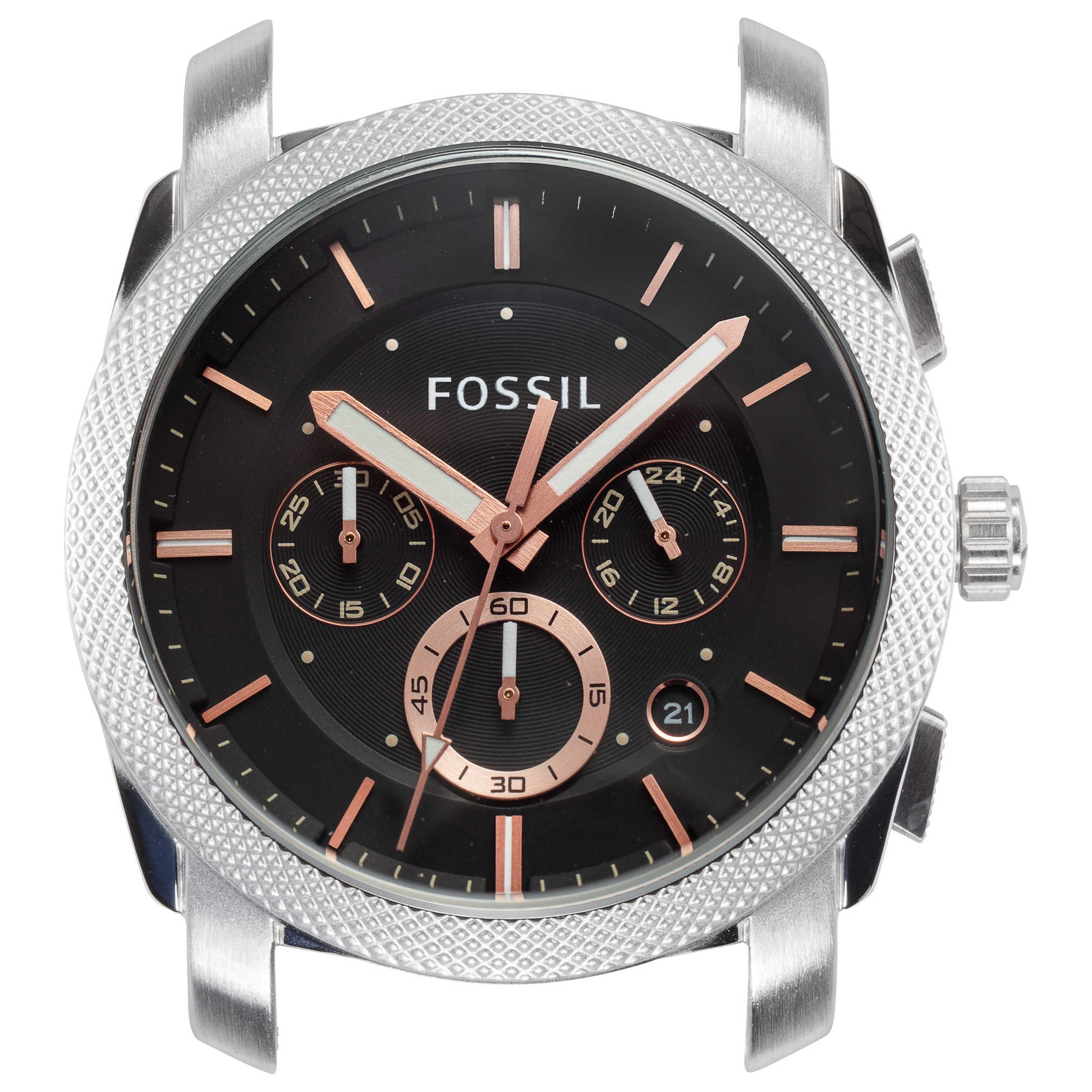 Front view of Fossil Machine Men's Quartz Watch Case C221030