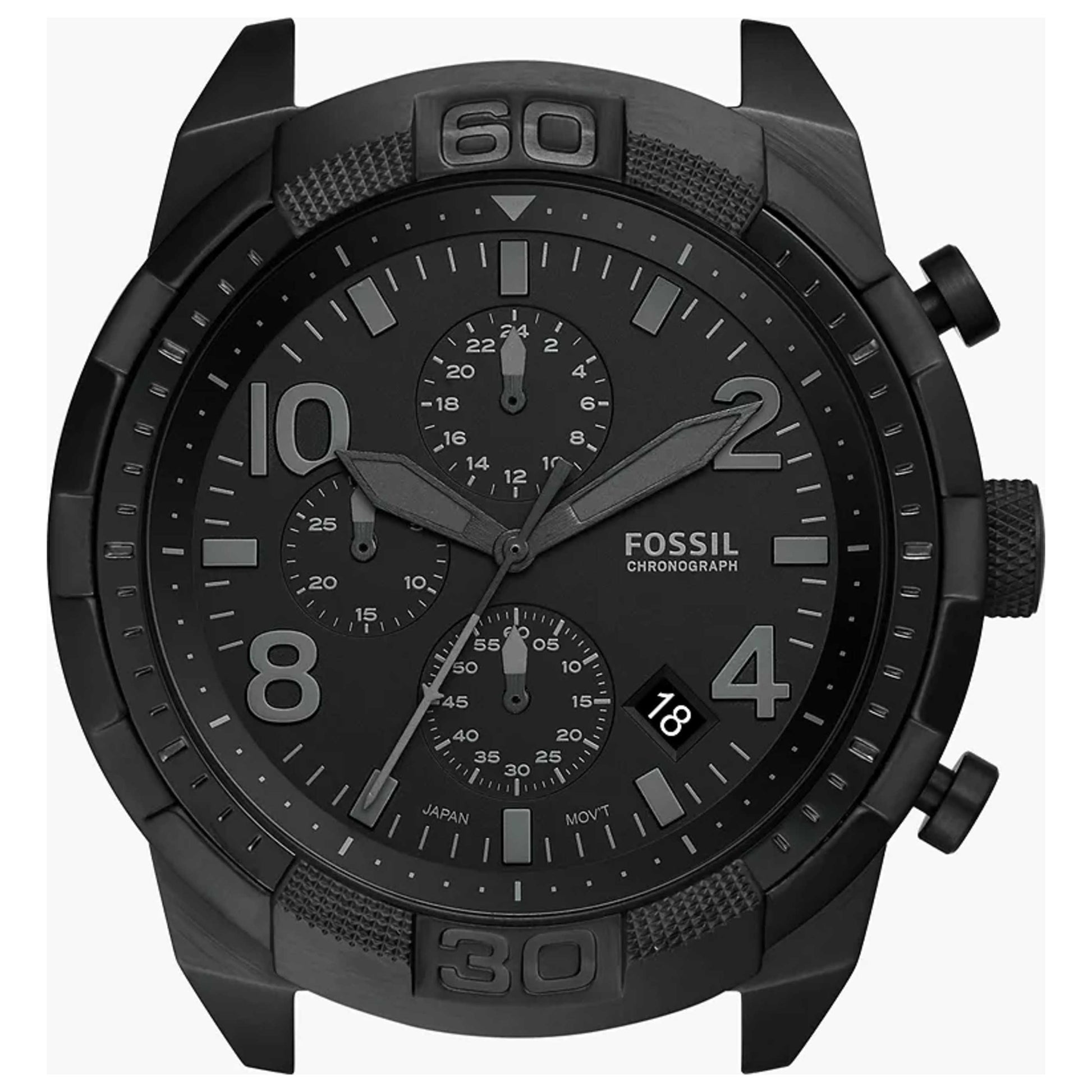 Front view of Fossil Bronson Men's Quartz Watch C241017