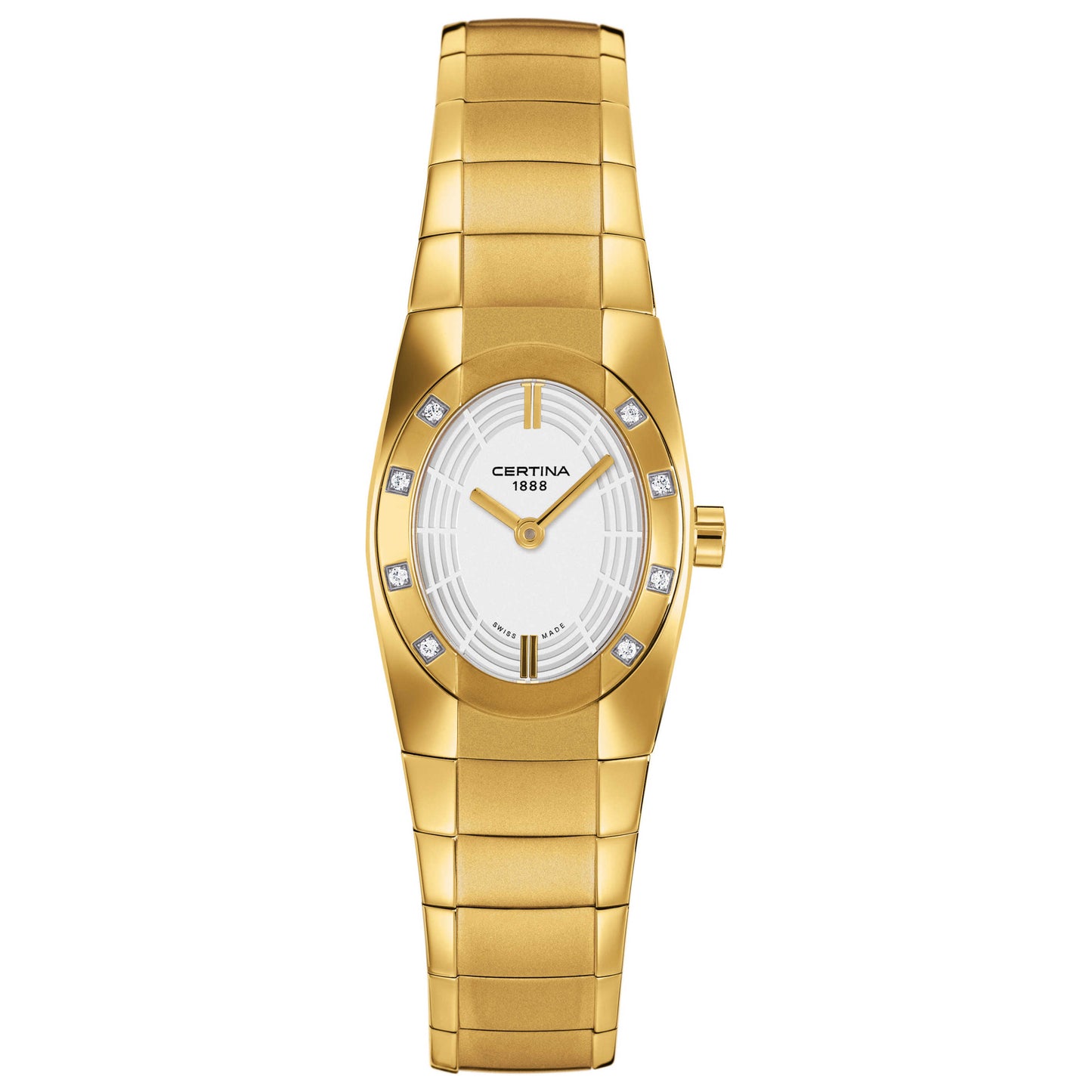 Front view of Certina DS Spel Women's Swiss Quartz (Battery-Powered) Watch C322-7154-51-11