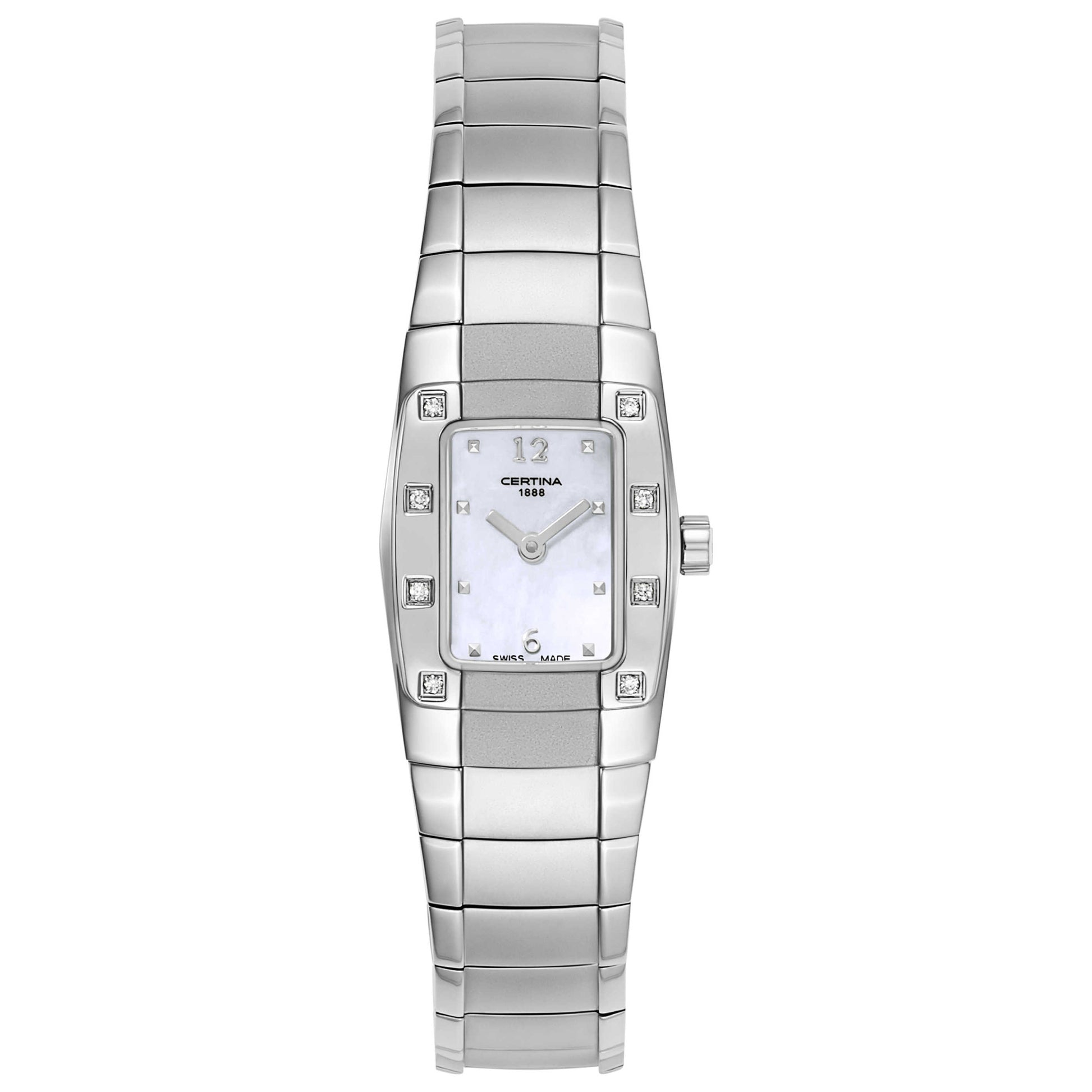 Front view of Certina DS Spel Women's Swiss Quartz (Battery-Powered) Watch C322-7157-49-96
