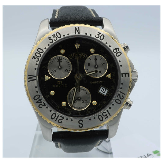 Front view of Certina DS Nautic Men's Swiss Quartz (Battery-Powered) Watch C542-7018-44-61-SD